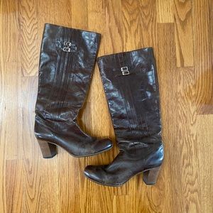 FRYE Nora Pleated Riding Boots